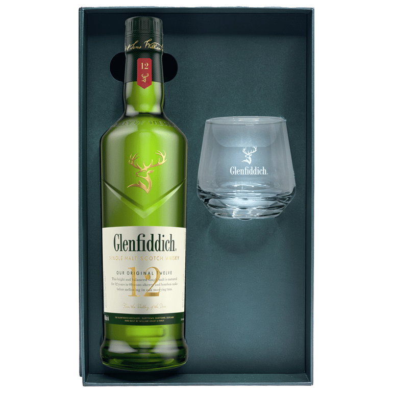Glenfiddich 12 Year Old Single Malt Scotch 2025 Limited Edition Gift pack 700ml