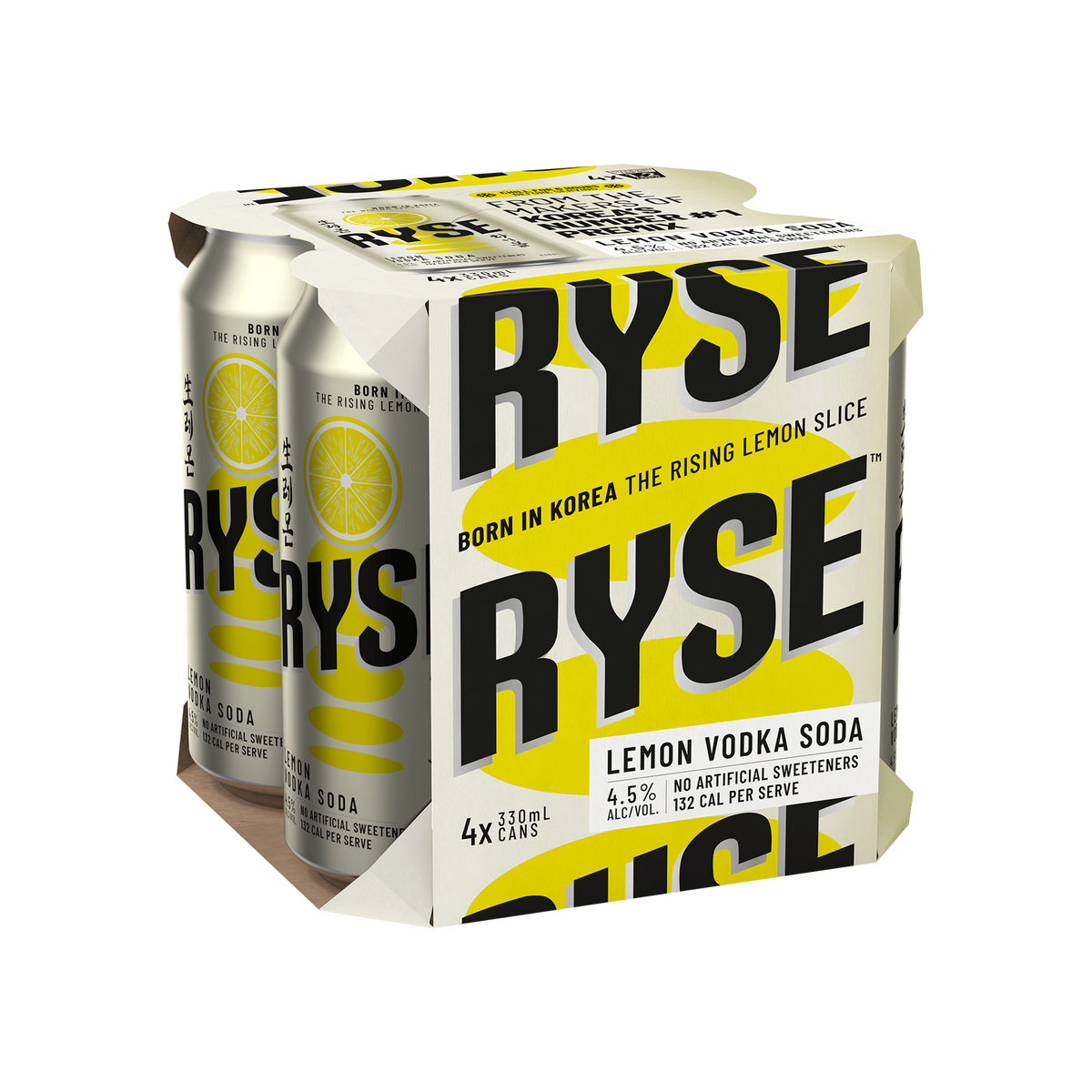 RYSE Vodka Lemon Soda Cans 330ml