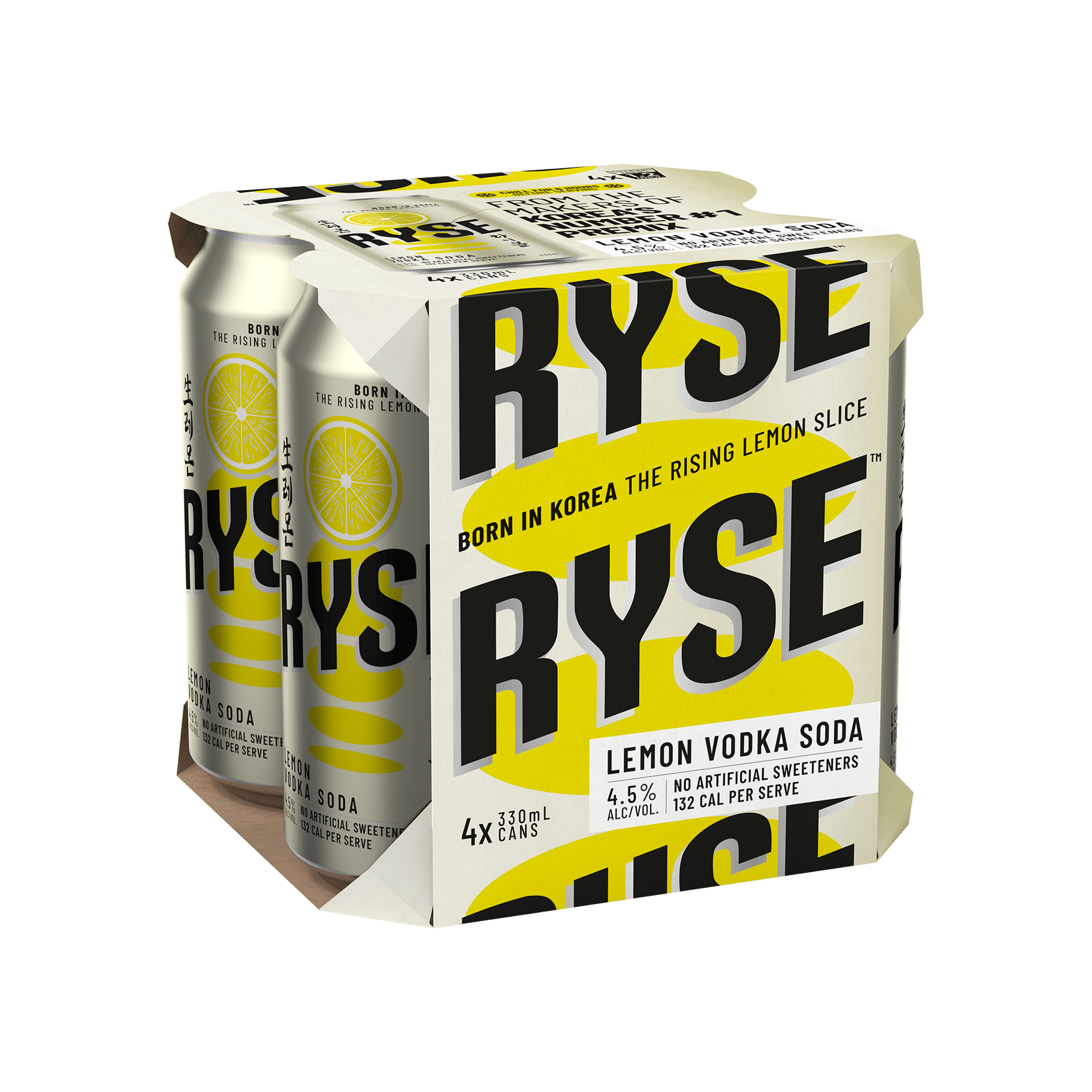 RYSE Vodka Lemon Soda Cans 330ml