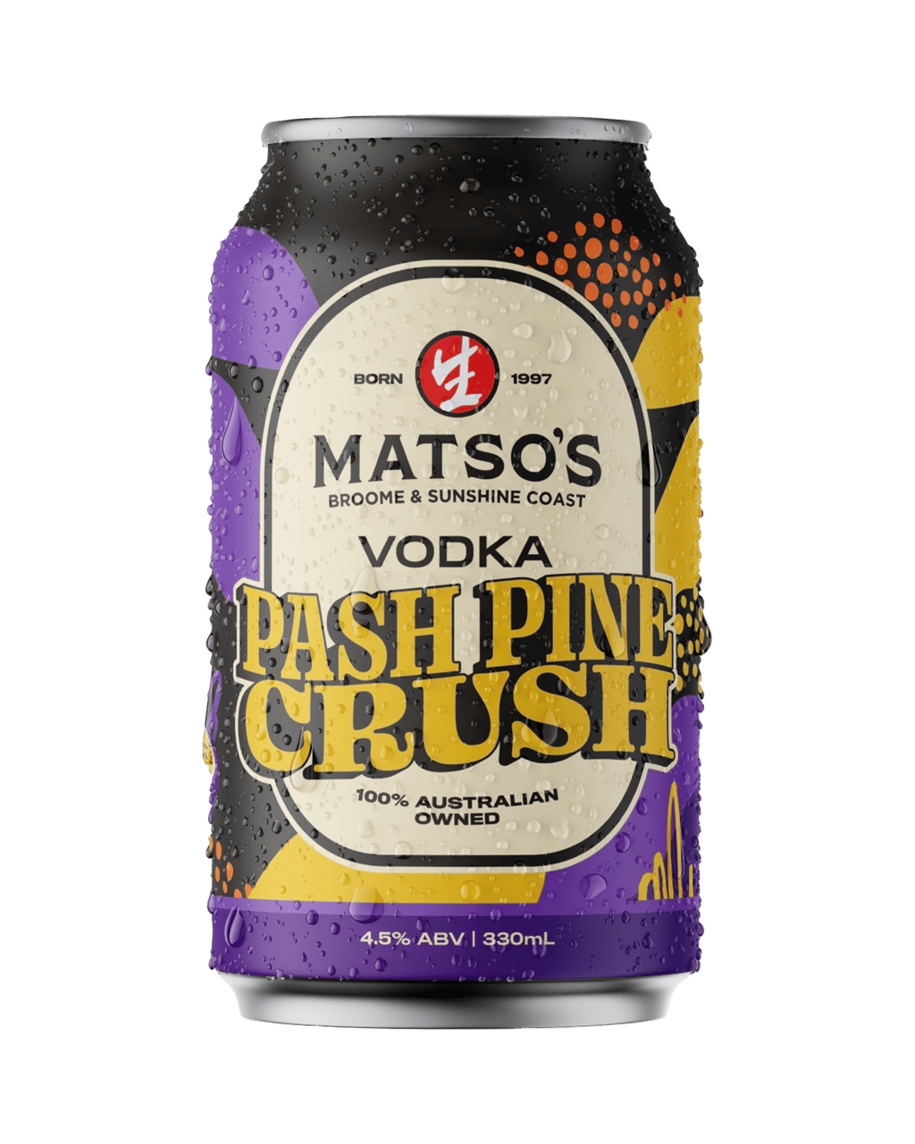 Matso’s Vodka Pash Pine Crush Cans 330ml