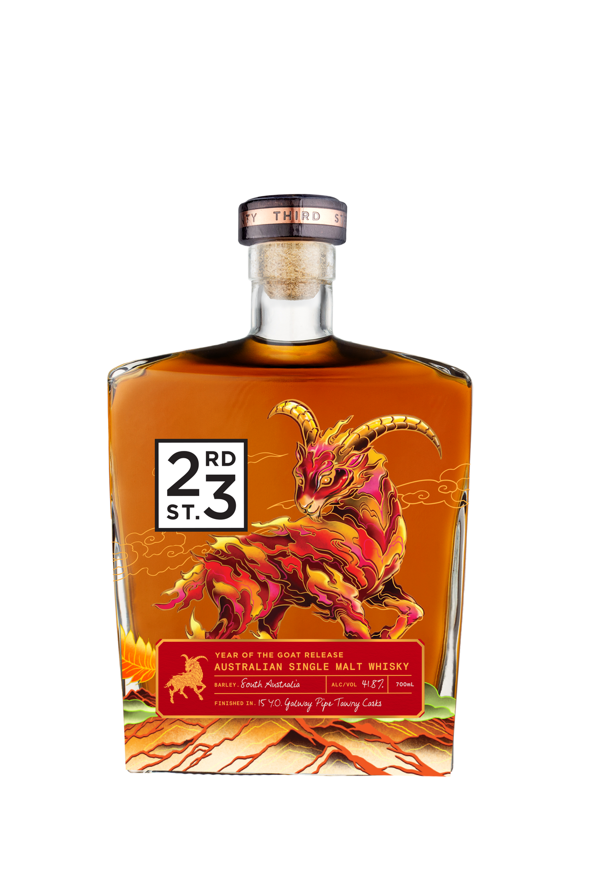 23rd Street Distillery Year of the Goat Single Malt Whisky 700ml
