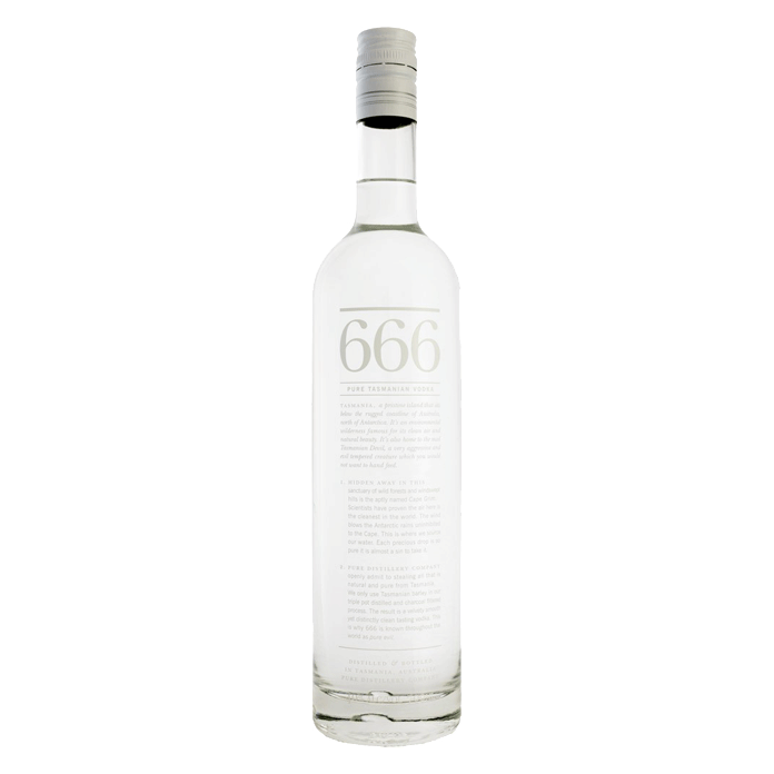666 Original Tasmanian Vodka 700ml