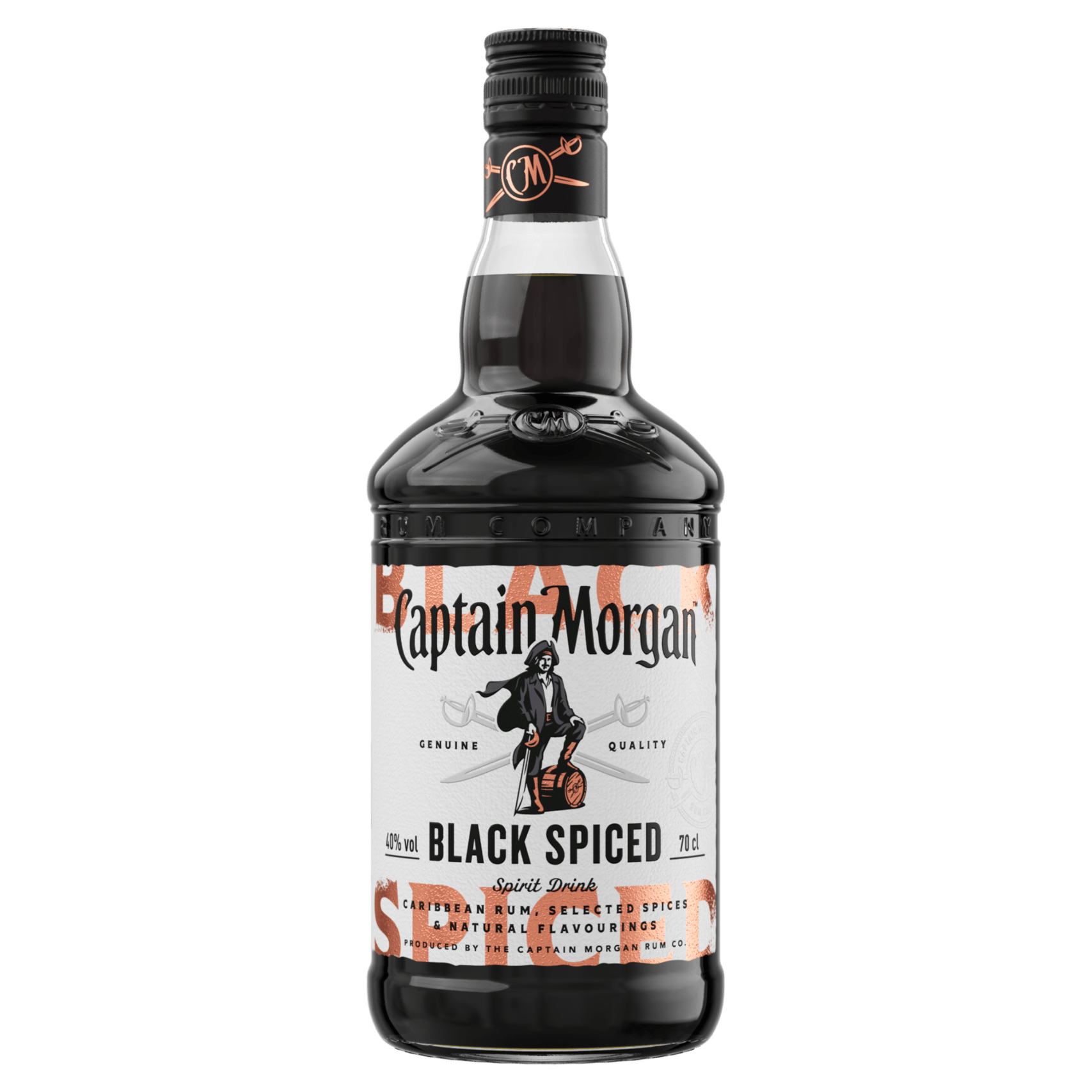Captain Morgan Black Spiced Rum 700ml