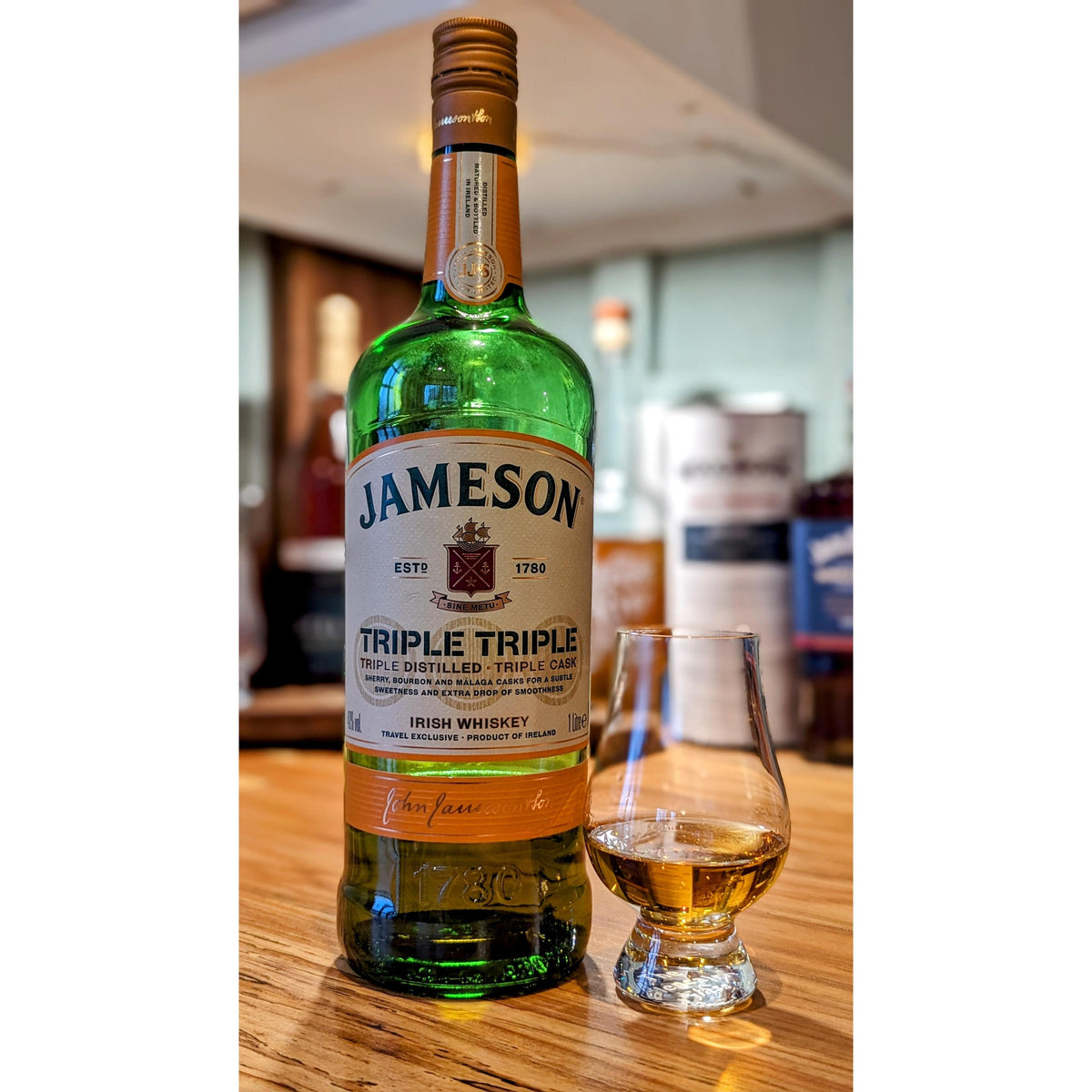 Jameson Triple Triple Irish Blended Whiskey 1L