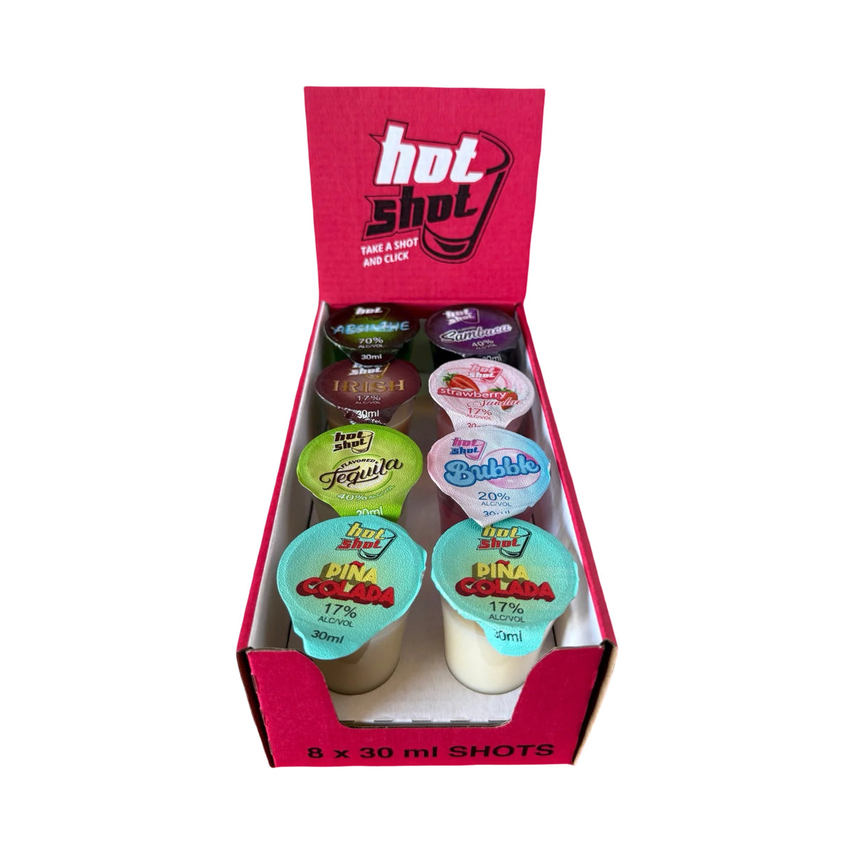Hot Shot Mixed Box 8x30ml