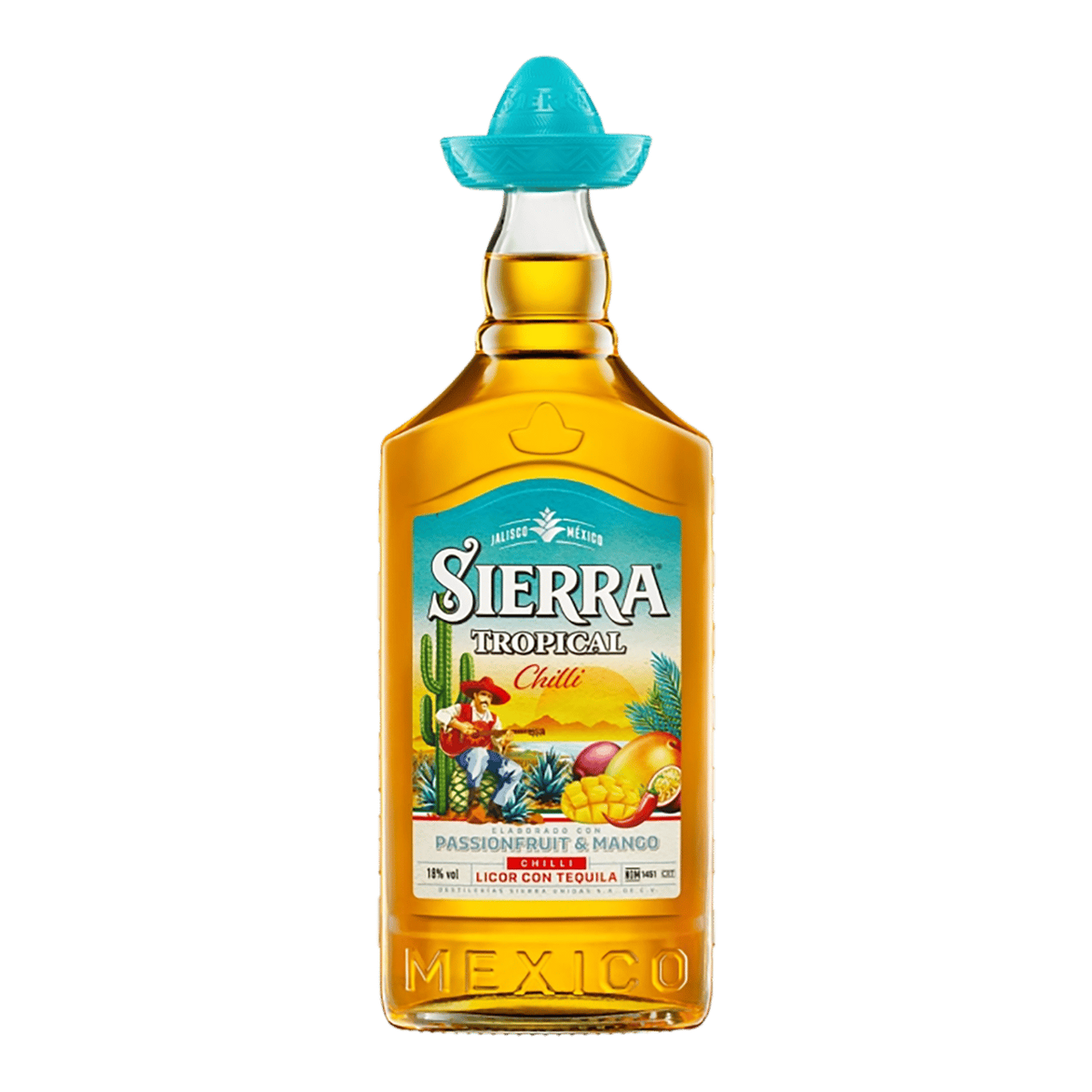 Sierra Tropical Chilli Licor Con Tequila 700ml