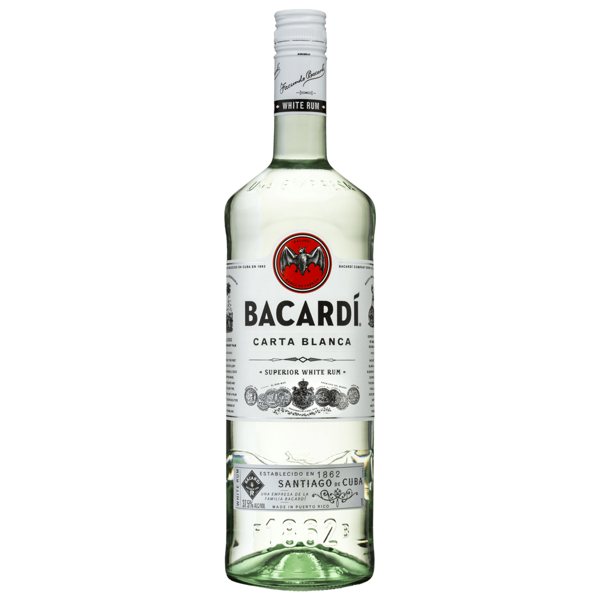Bacardi Carta Blanca Rum 1L