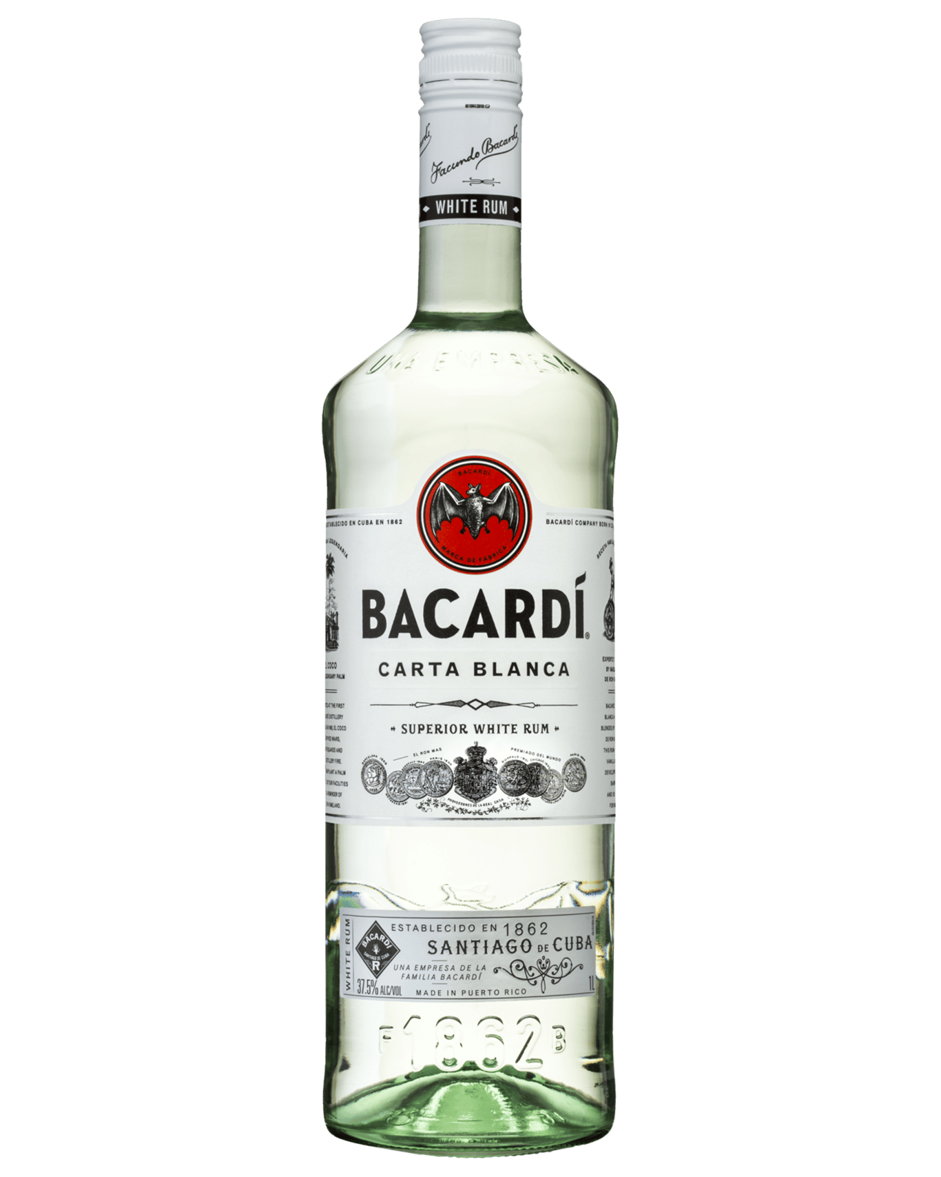 Bacardi Carta Blanca Rum 1L