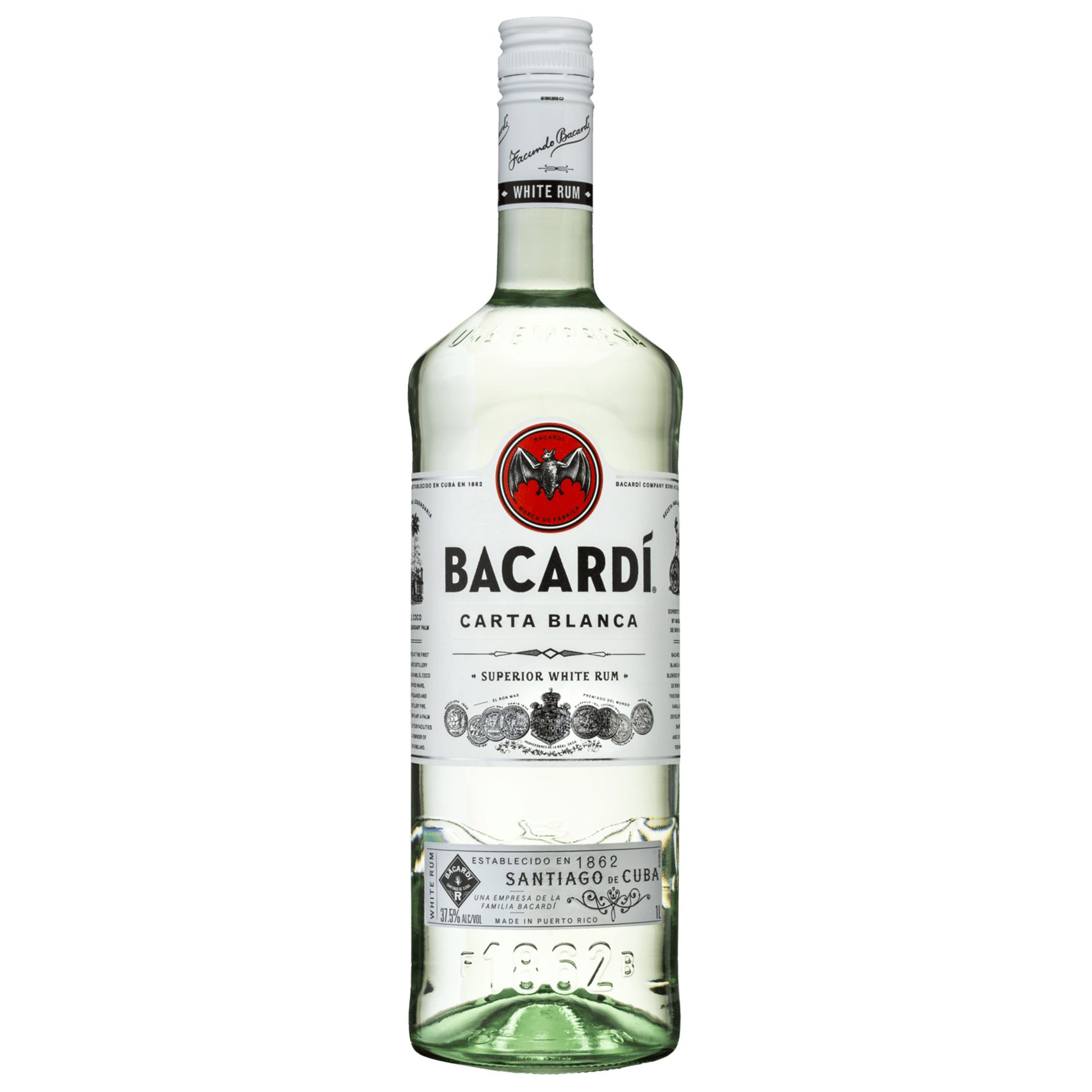 Bacardi Carta Blanca Rum 1L