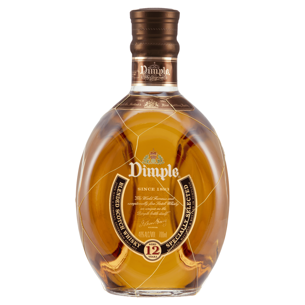 Dimple 12 Year Old Blended Scotch Whisky 700ml