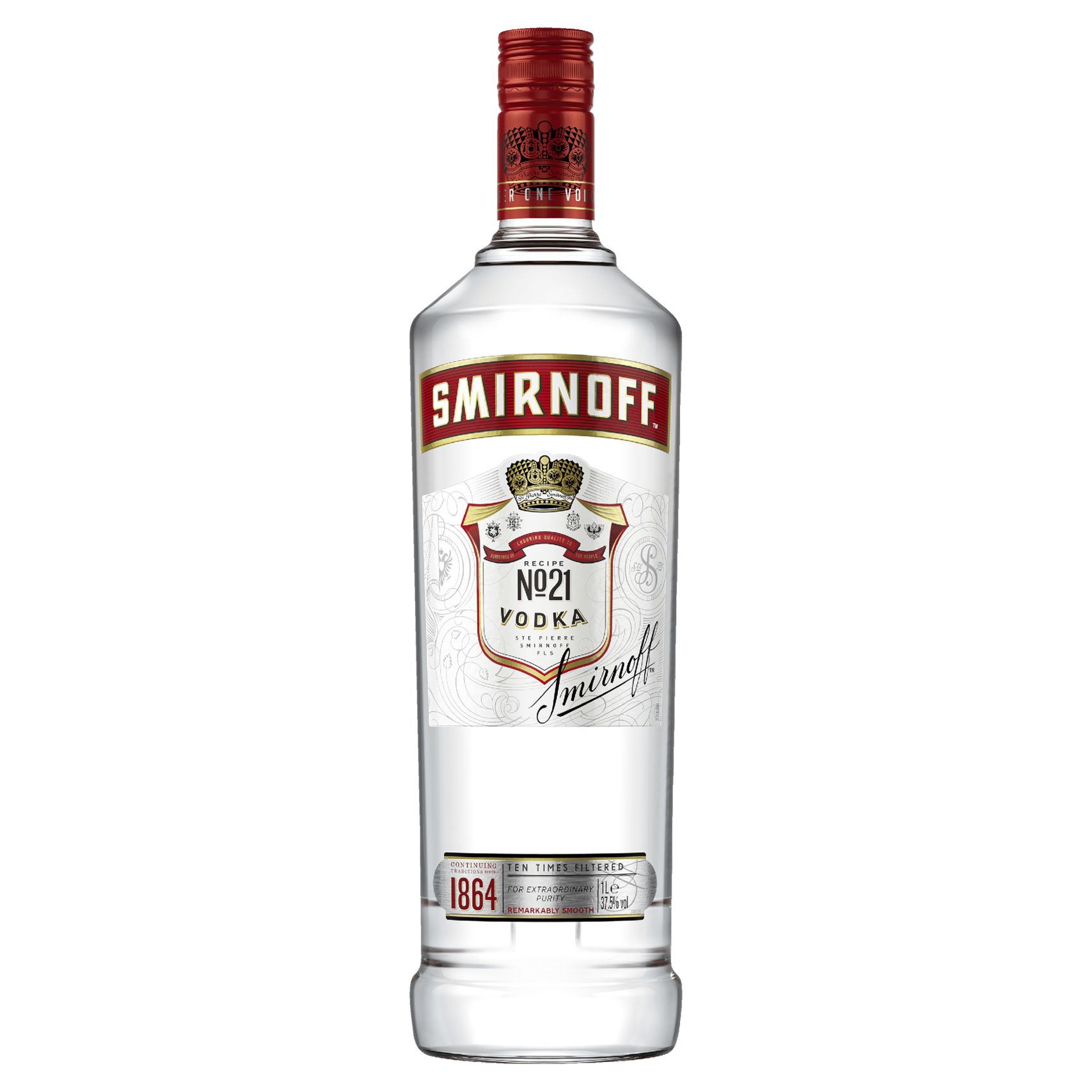 Smirnoff Red Label Vodka 1L
