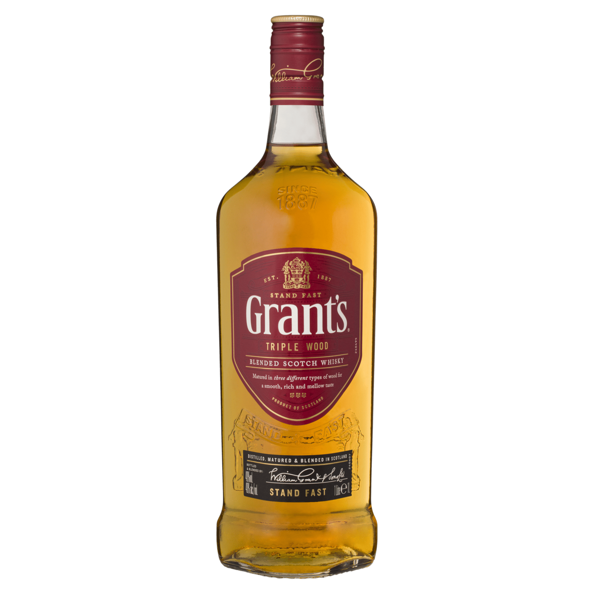 Grant's Triple Wood Blended Scotch Whisky 1L