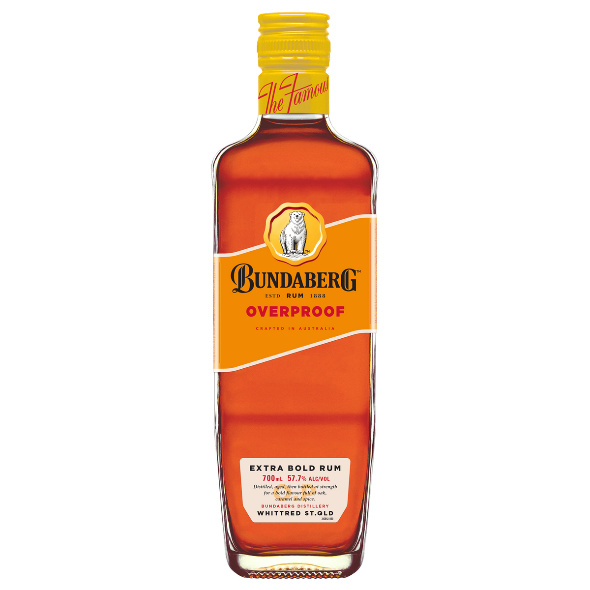 Bundaberg Rum Overproof 700ml