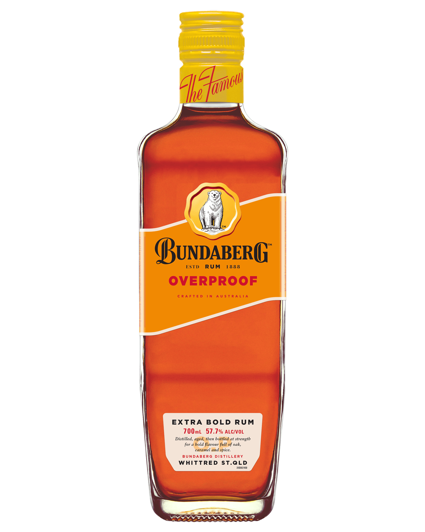 Bundaberg Rum Overproof 700ml