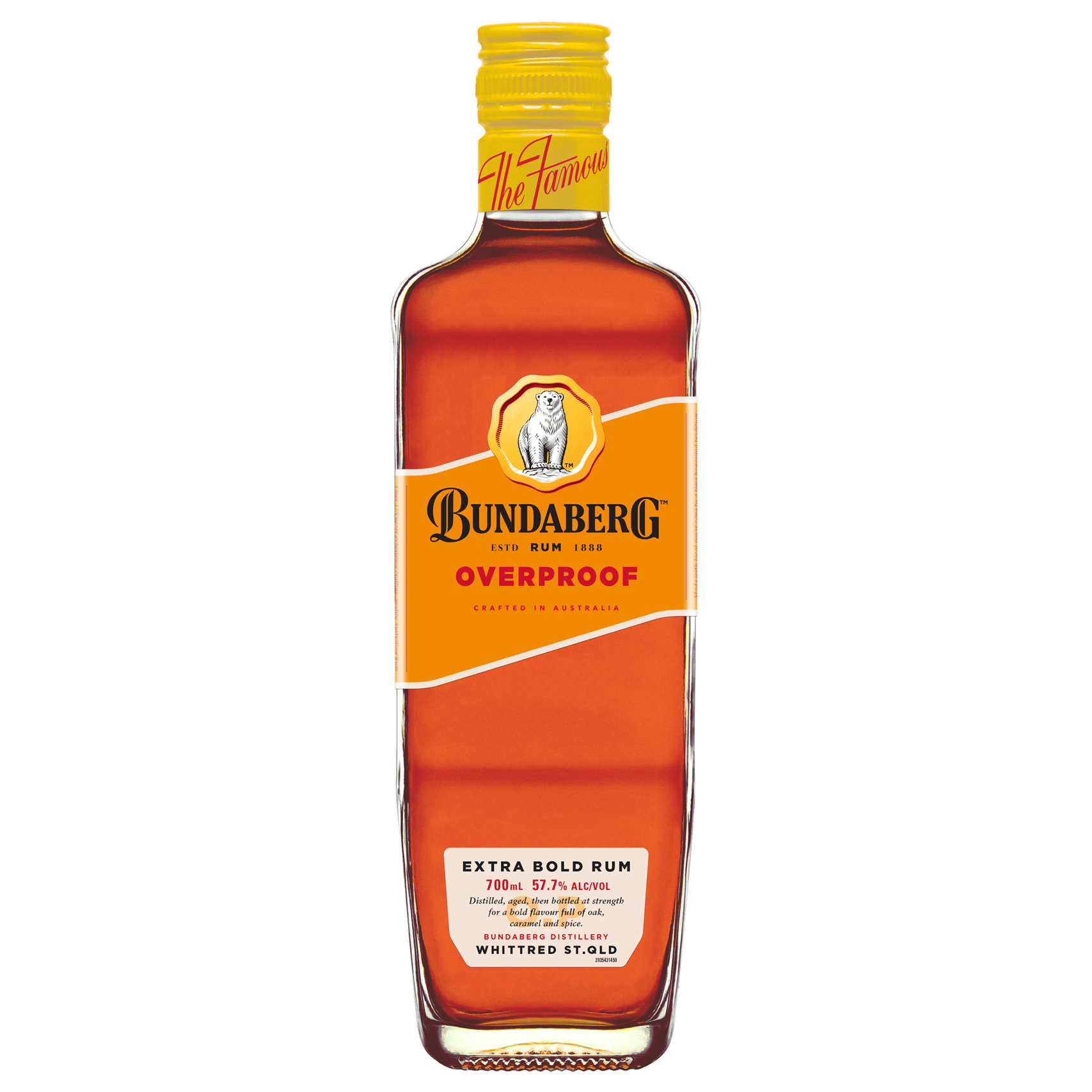Bundaberg Rum Overproof 700ml