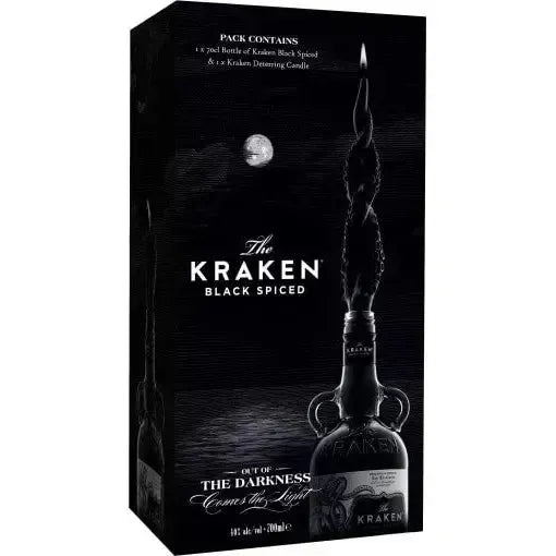 Kraken Black Spiced Rum Candle Gift Box 700ml