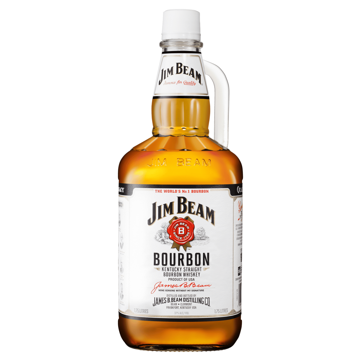 Jim Beam White Label Bourbon 1.75L
