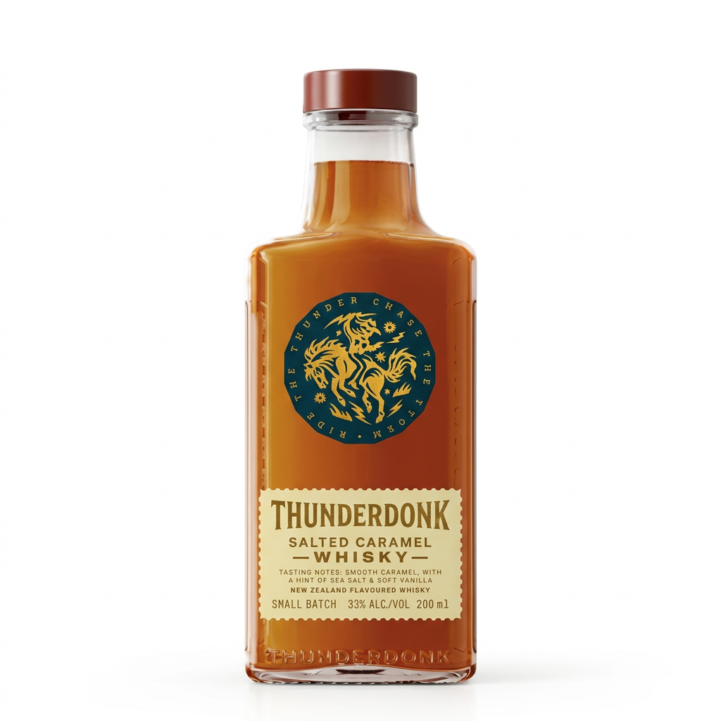 Thunderdonk Salted Caramel Whisky Liqueur 200ml