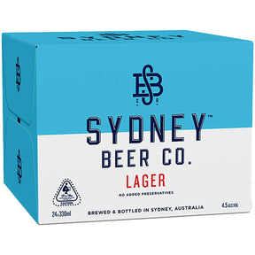 Sydney Beer Co Lager Bottles 330mLx24