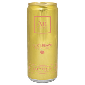 AU Vodka Juicy Peach RTD Cans 330ml