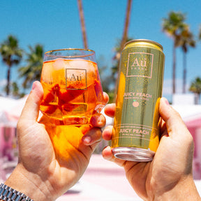 AU Vodka Juicy Peach RTD Cans 330ml