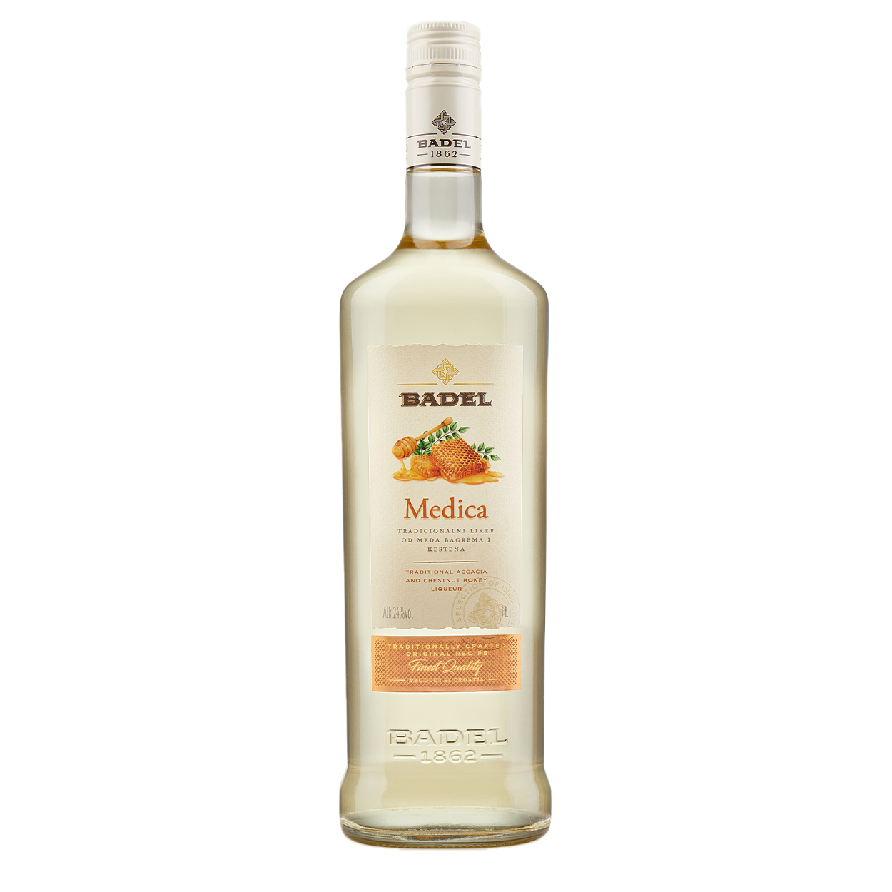Badel Medica Accacia And Chestnut Honey Liqueur 1L