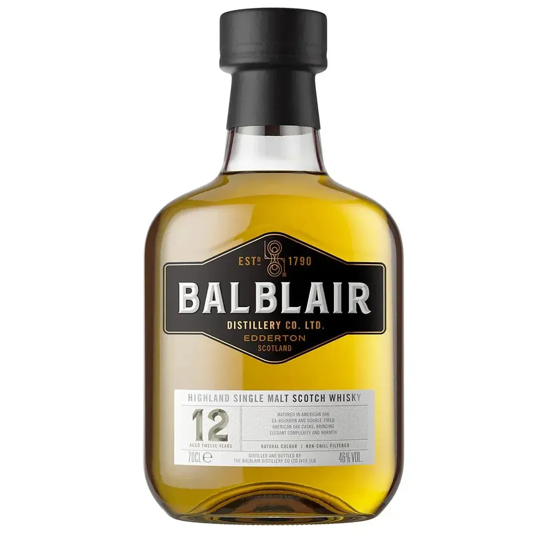 Balblair 12 Year Old Single Malt Whisky 700ml