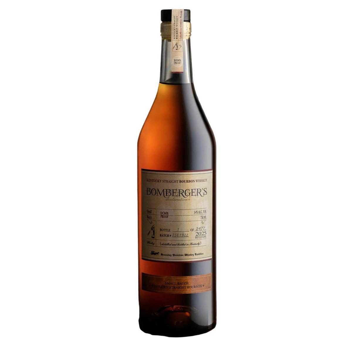 Bomberger's Declaration Kentucky Straight Bourbon 2025 Release 700ml
