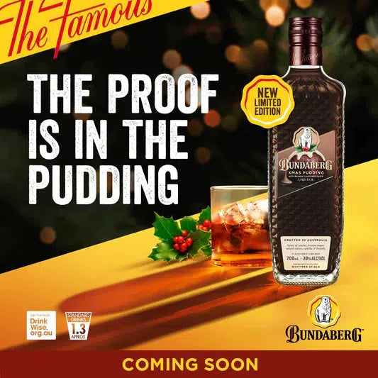 Bundaberg Limited Edition Xmas Pudding Liqueur 700ml