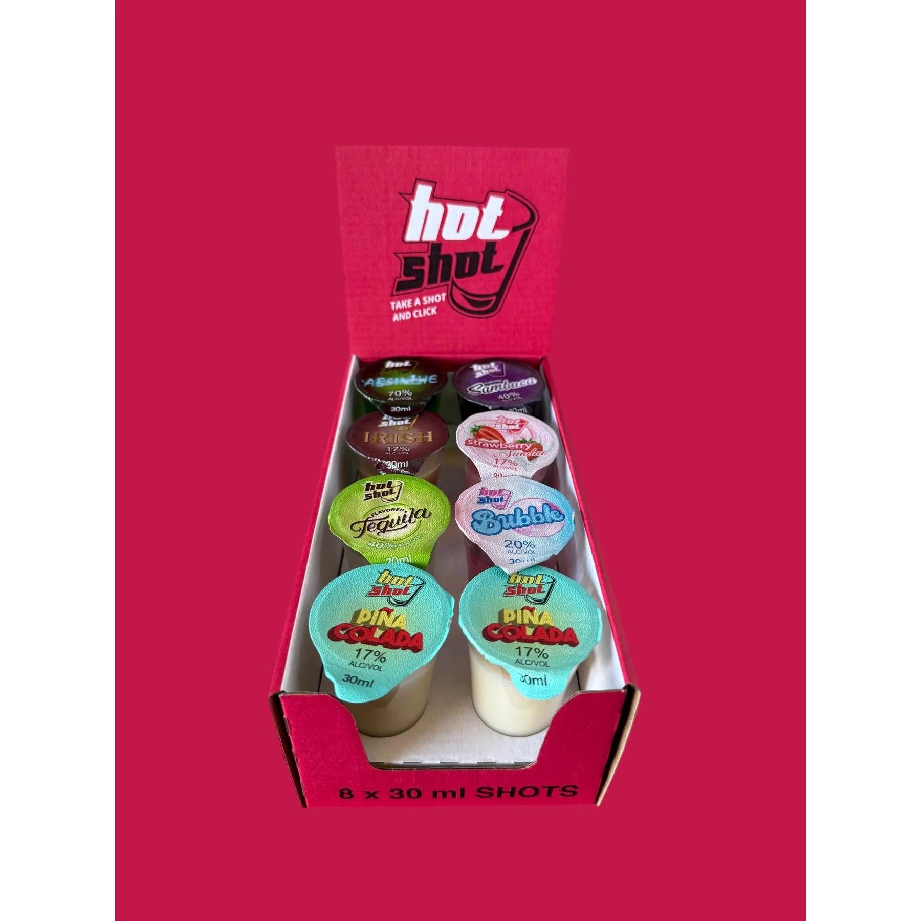 Hot Shot Mixed Box 8x30ml