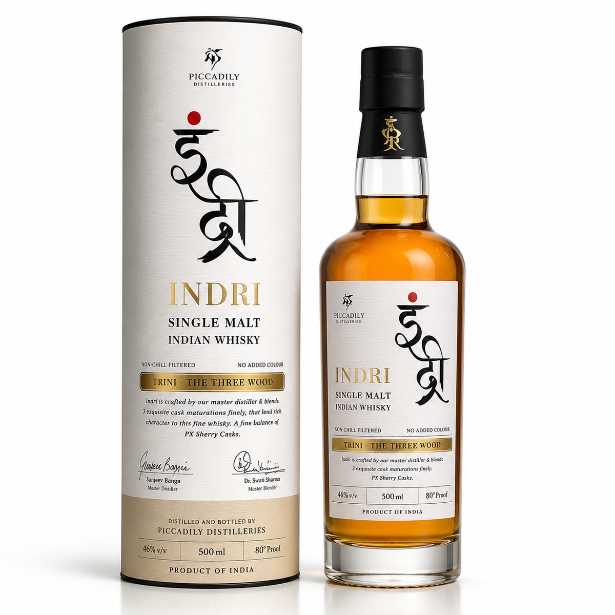 Indri Single Malt Indian Whisky 500ml