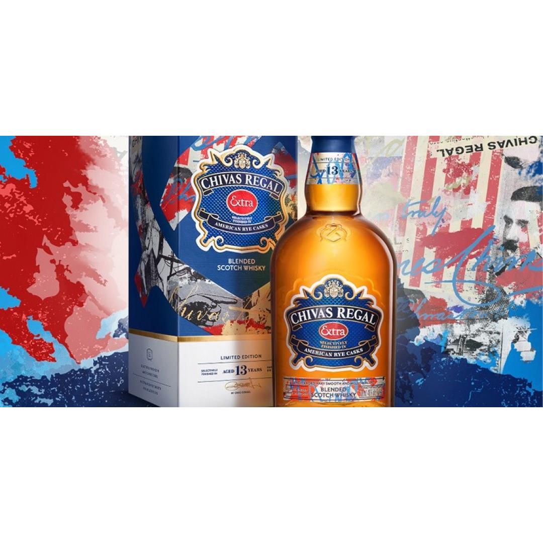 Chivas Regal Extra 13 Year Old American Rye Cask Blended Scotch Whisky 700ml