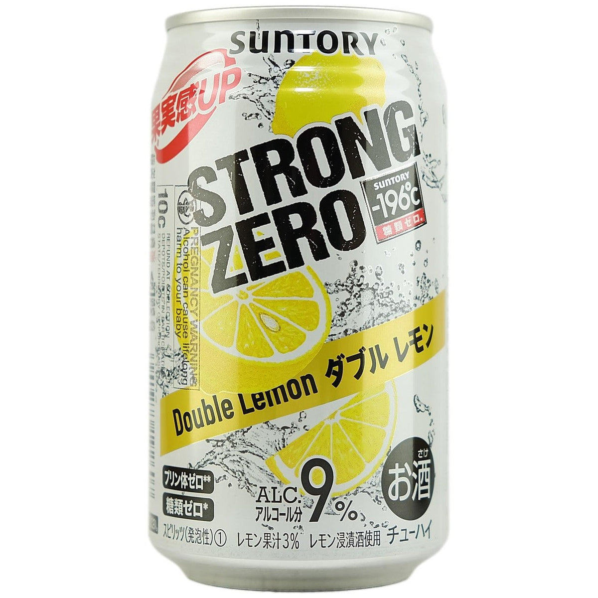 Suntory Strong 9% Zero -196 Double Lemon (24x350ml)