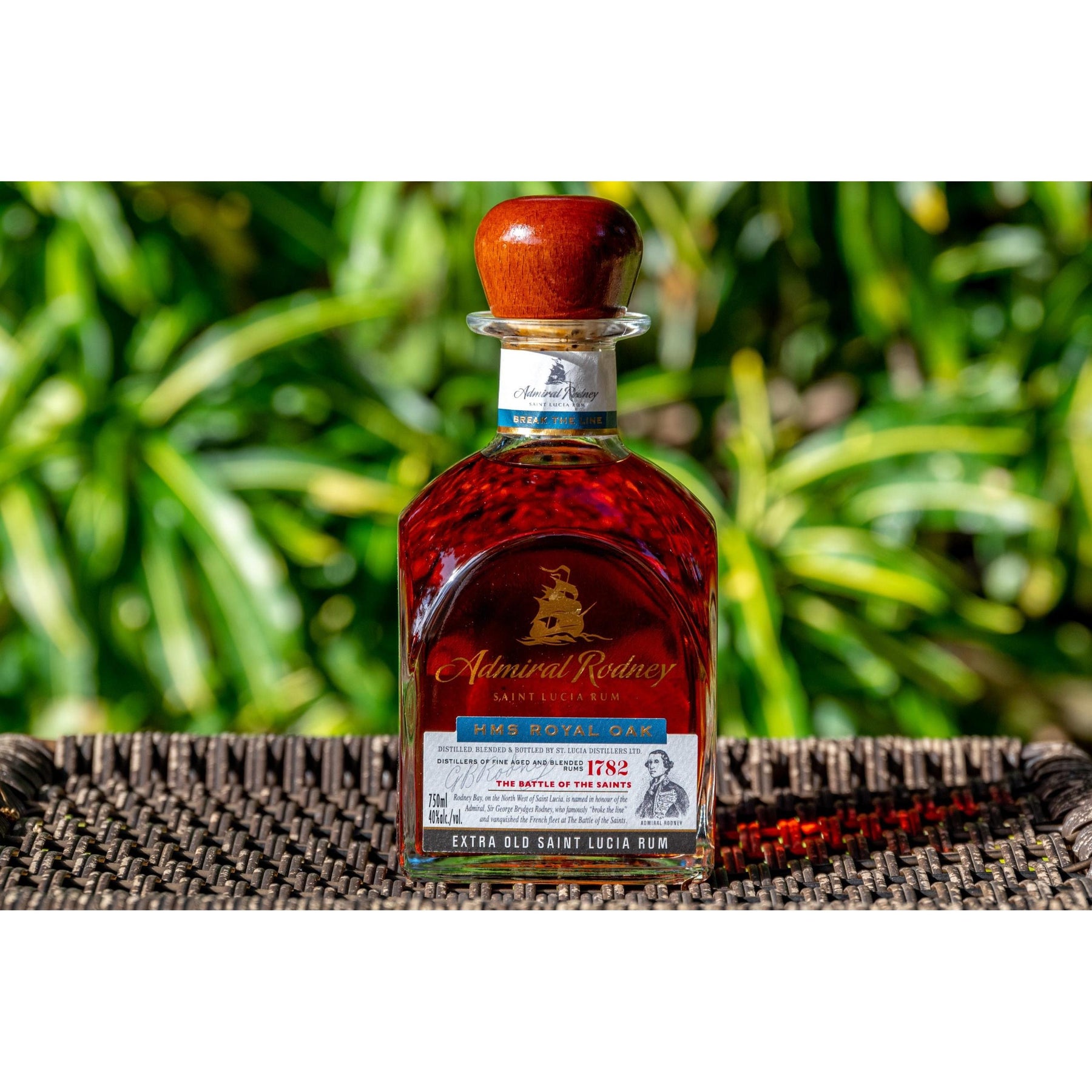 Admiral Rodney HMS Royal Oak St. Lucia Rum 700ml