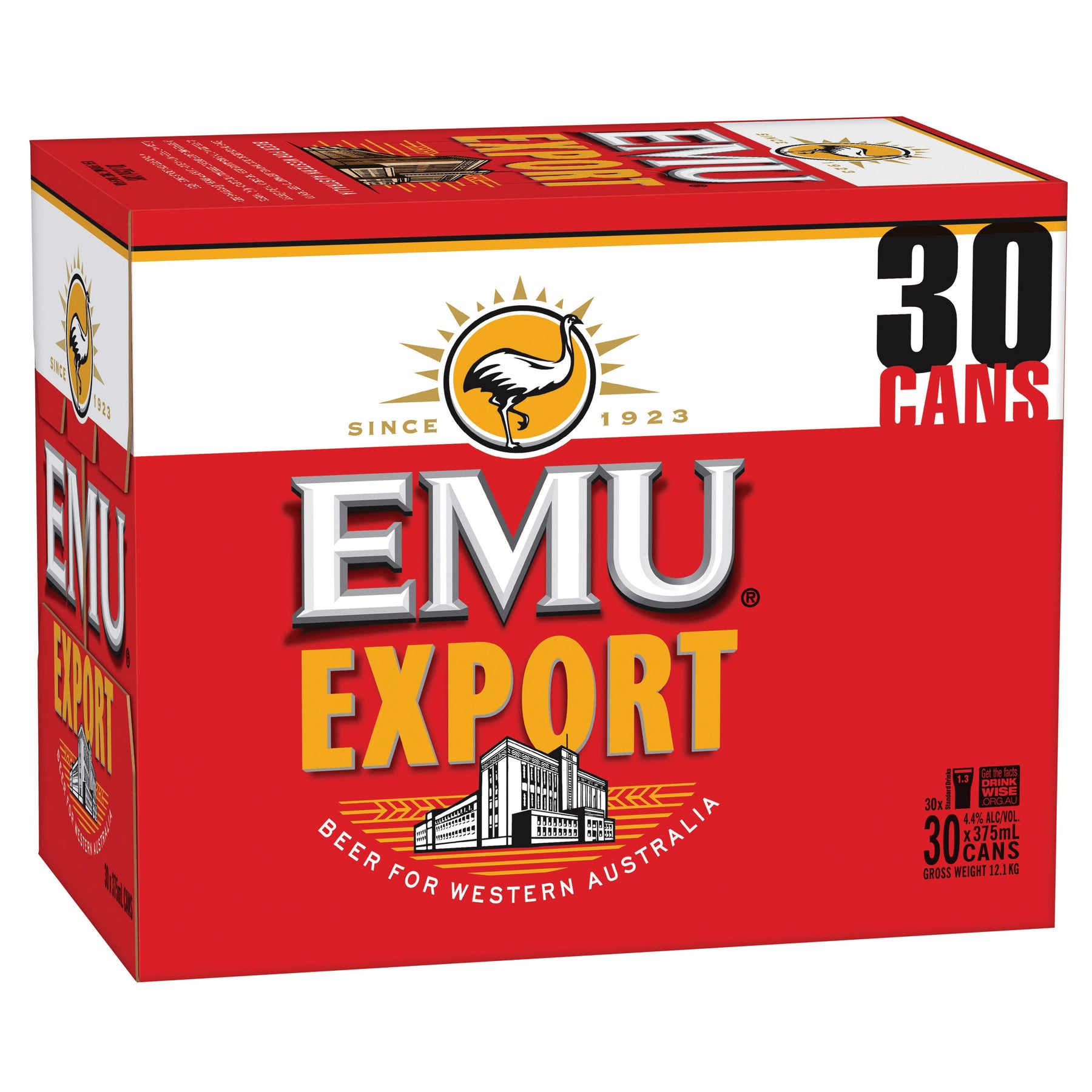 Emu Export 30 Block Cans 375ml
