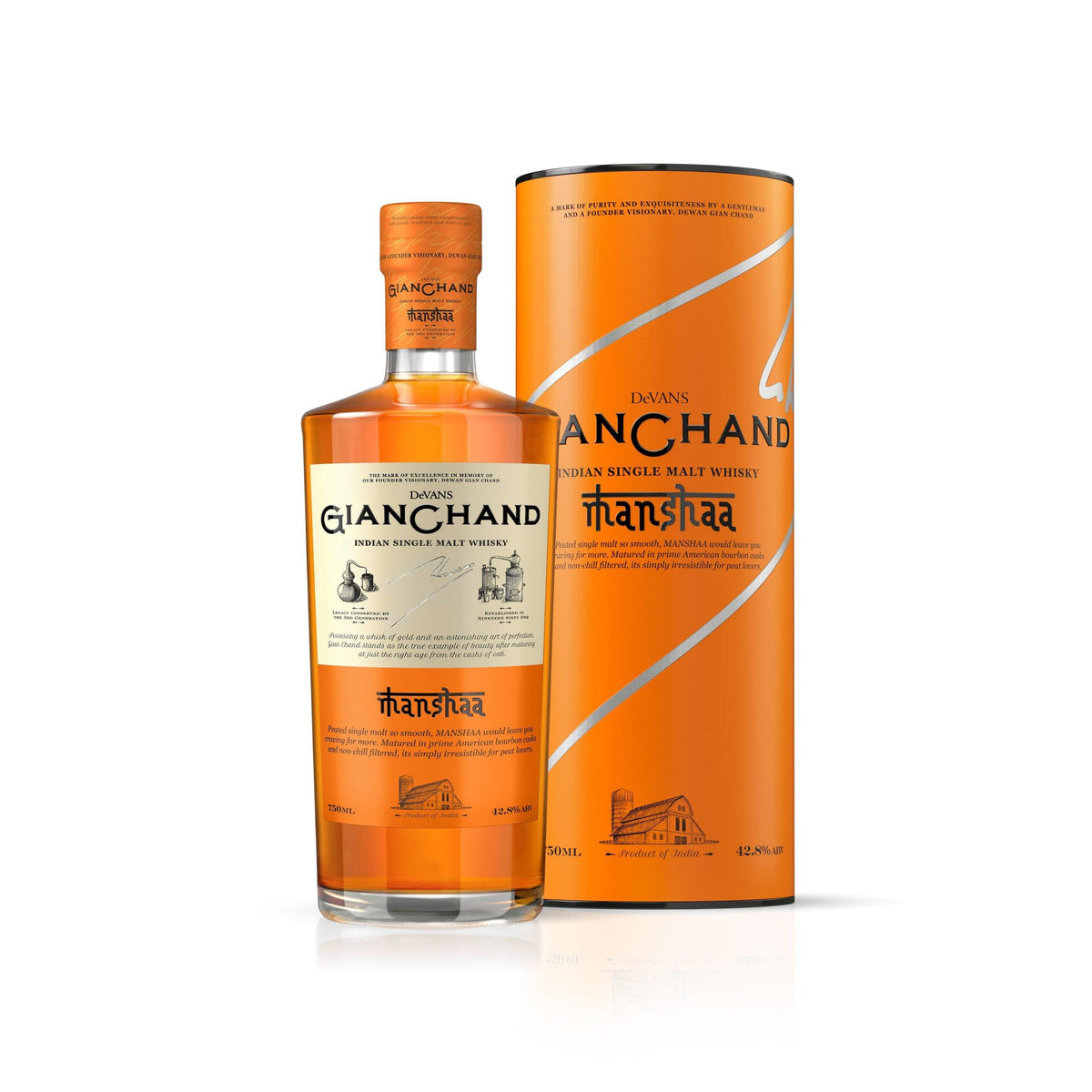 Devans Gianchand Manshaa Single Malt Whisky 750ml