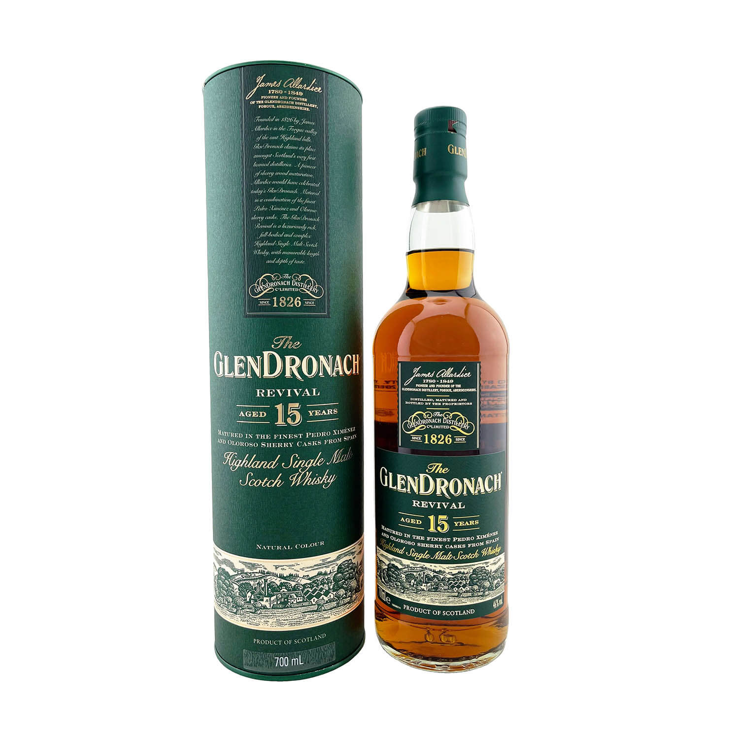 The GlenDronach 15YO Revival Whisky 700ml