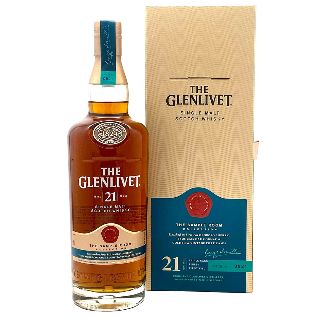 Glenlivet 21 Year Old The Sample Room Collection Single Malt Scotch Whisky 700ml