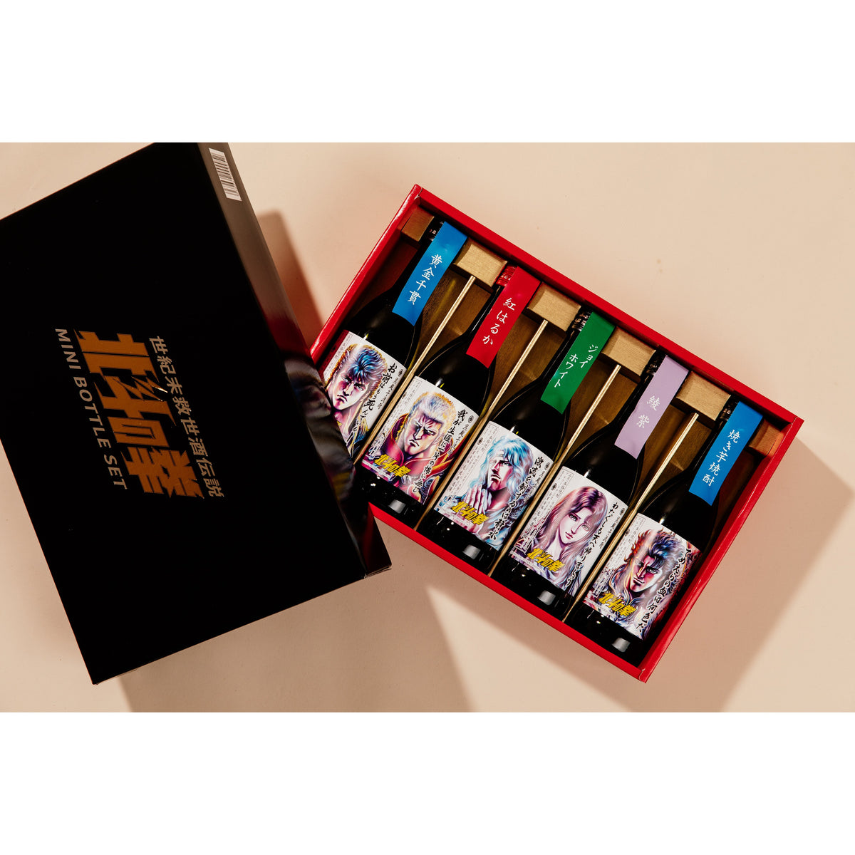 Fist of the North Star Shochu Mini Bottle Set 1350ml (270ml per bottle)