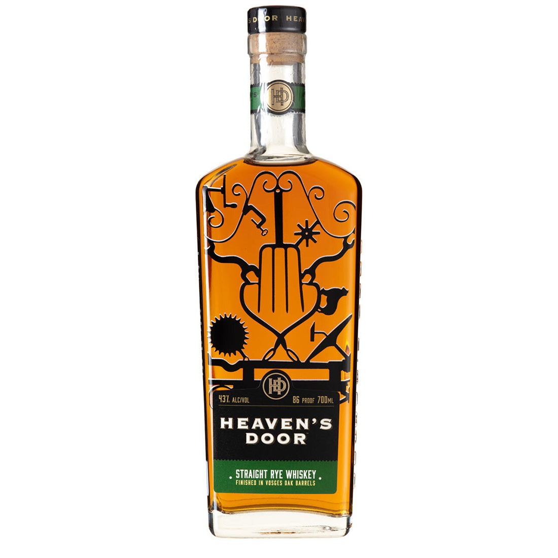 Heaven’s Door Straight Rye Tennessee Whiskey 700ml