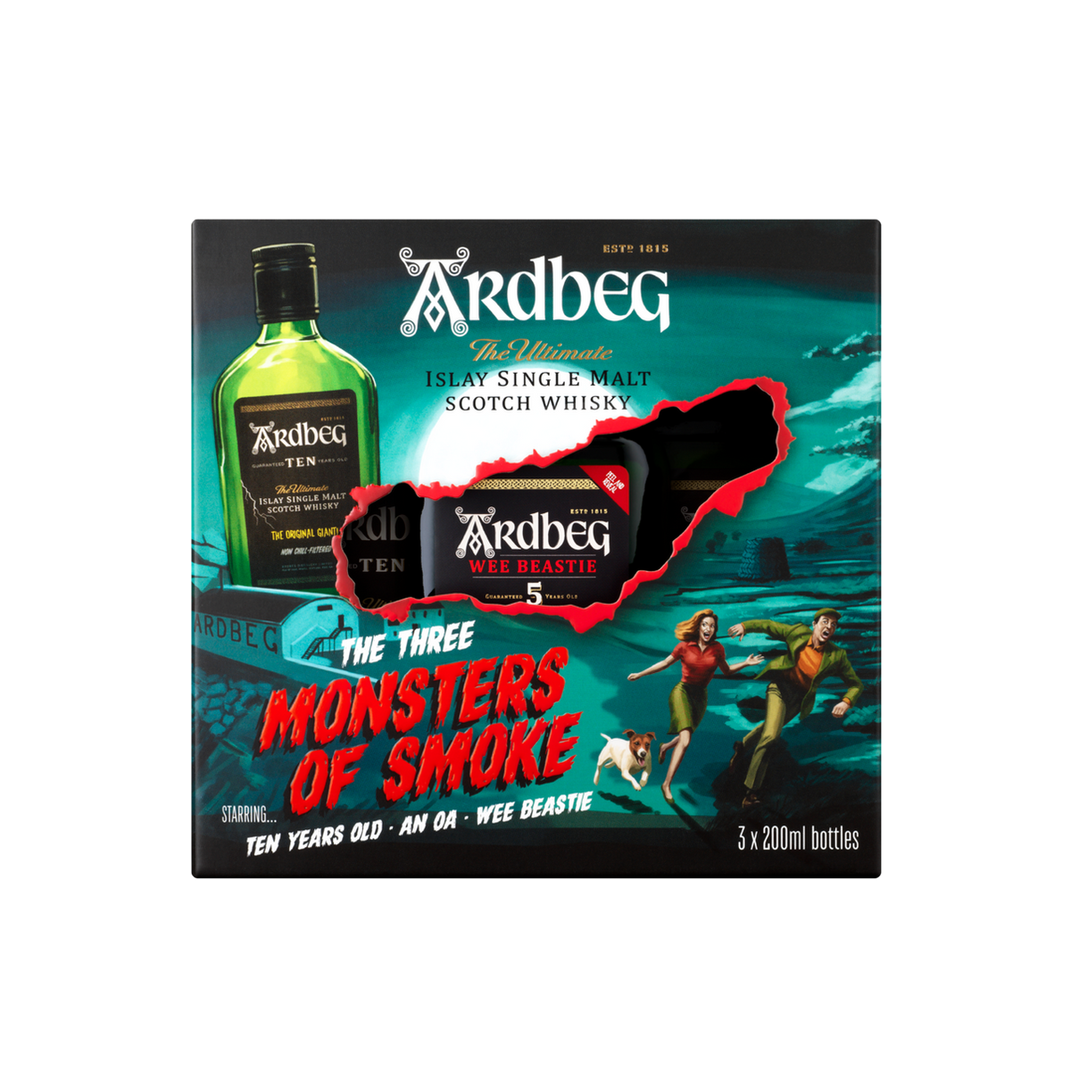 Ardbeg Distillery Monsters Of Smoke Trio Pack