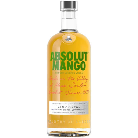 Absolut Mango Flavoured Swedish Vodka 1L