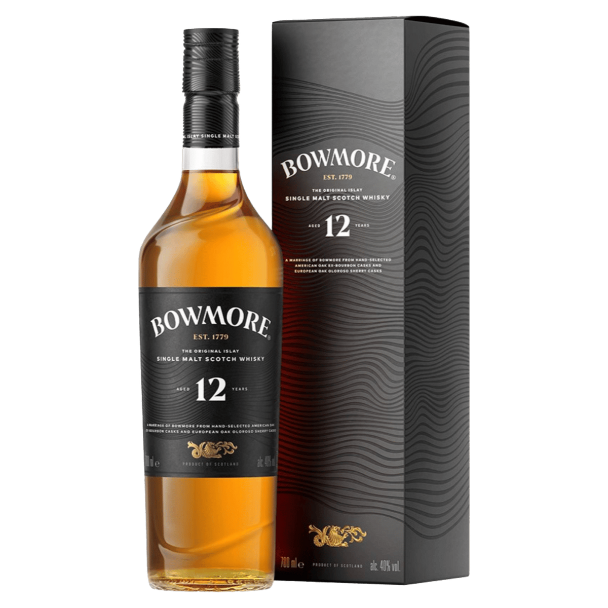 Bowmore 12 Year Old Single Malt Scotch Whisky 700ml