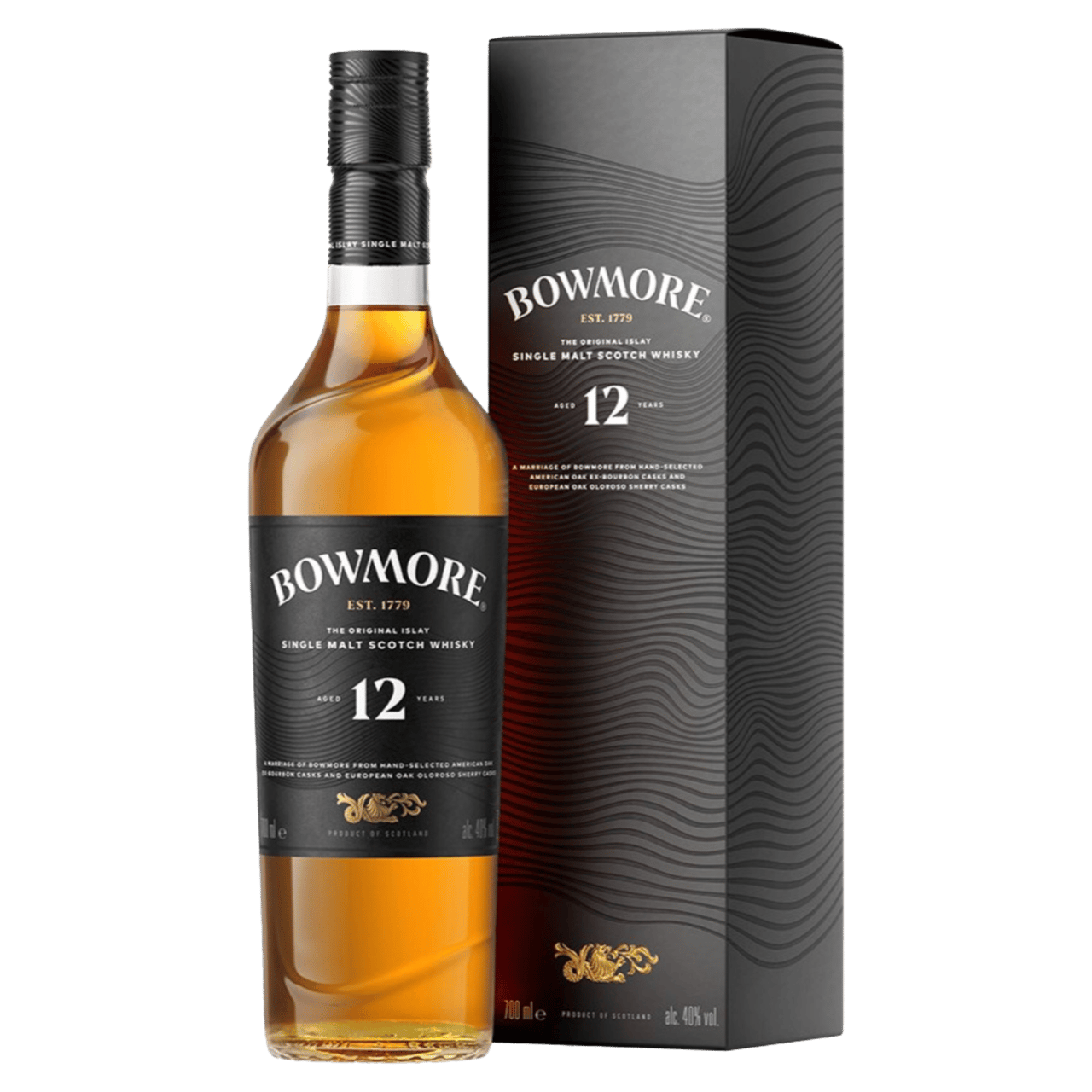Bowmore 12 Year Old Single Malt Scotch Whisky 700ml