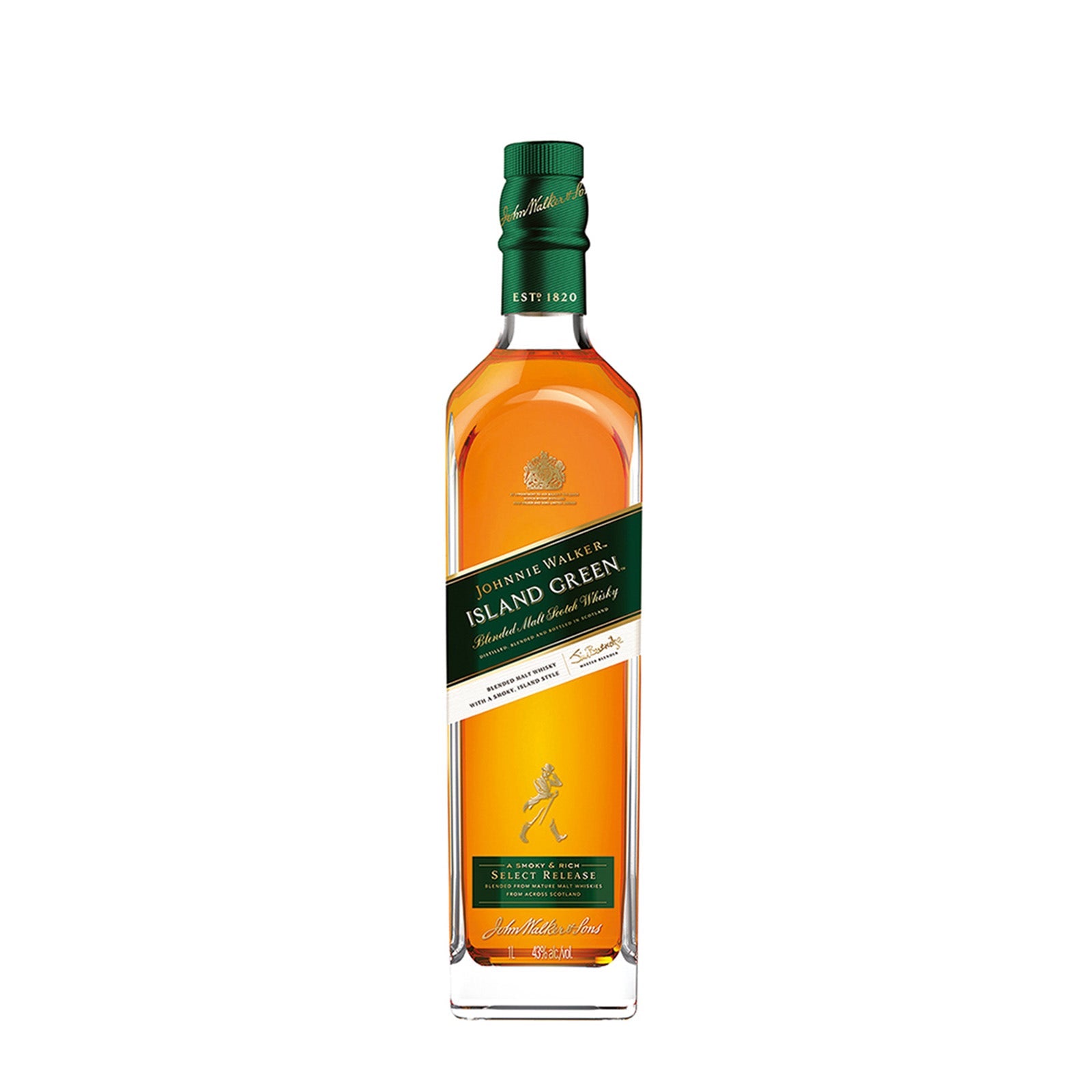Johnnie Walker Island Green Blended Malt Scotch Whisky 1L
