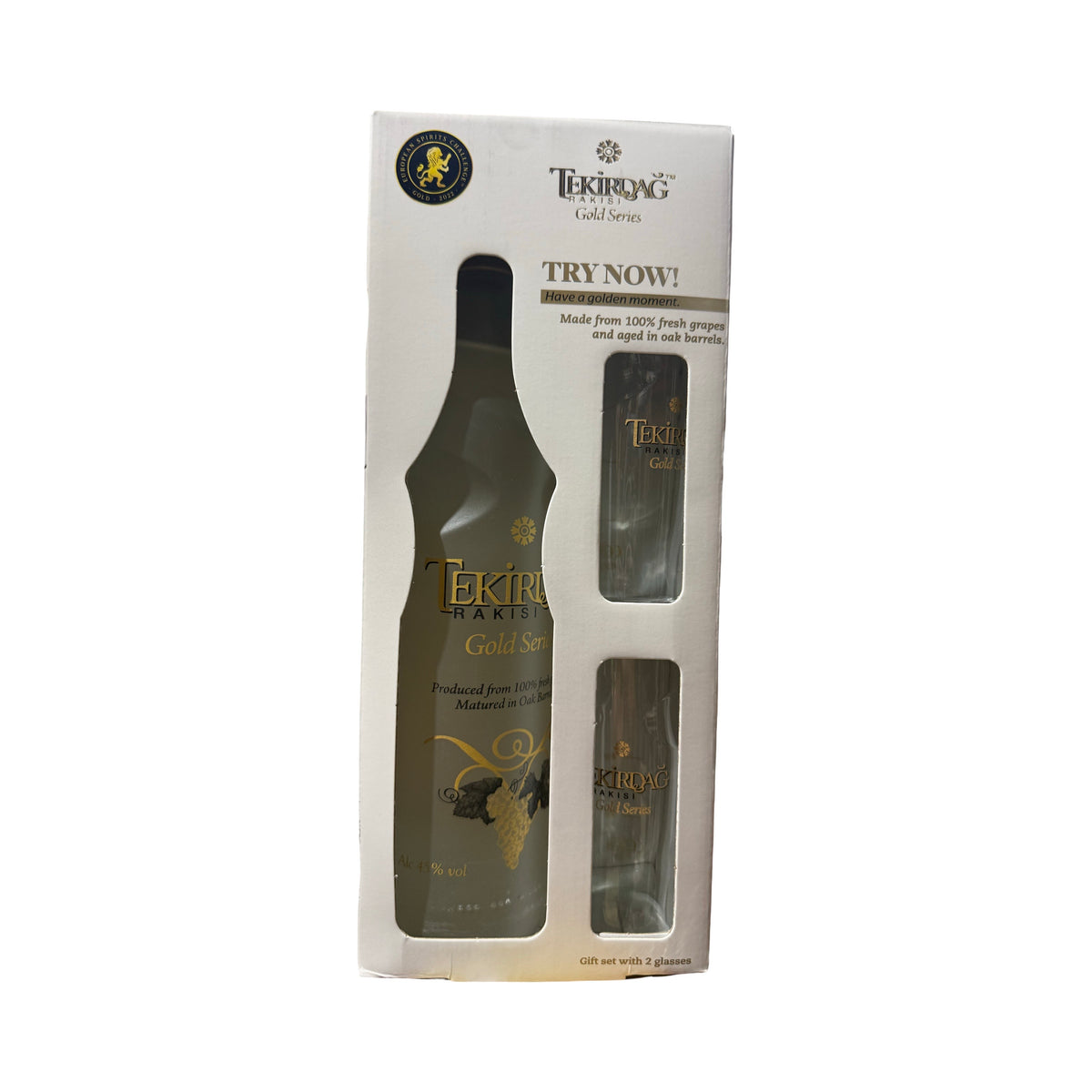 Tekirdag Rakisi Gold Gift Pack 700ml
