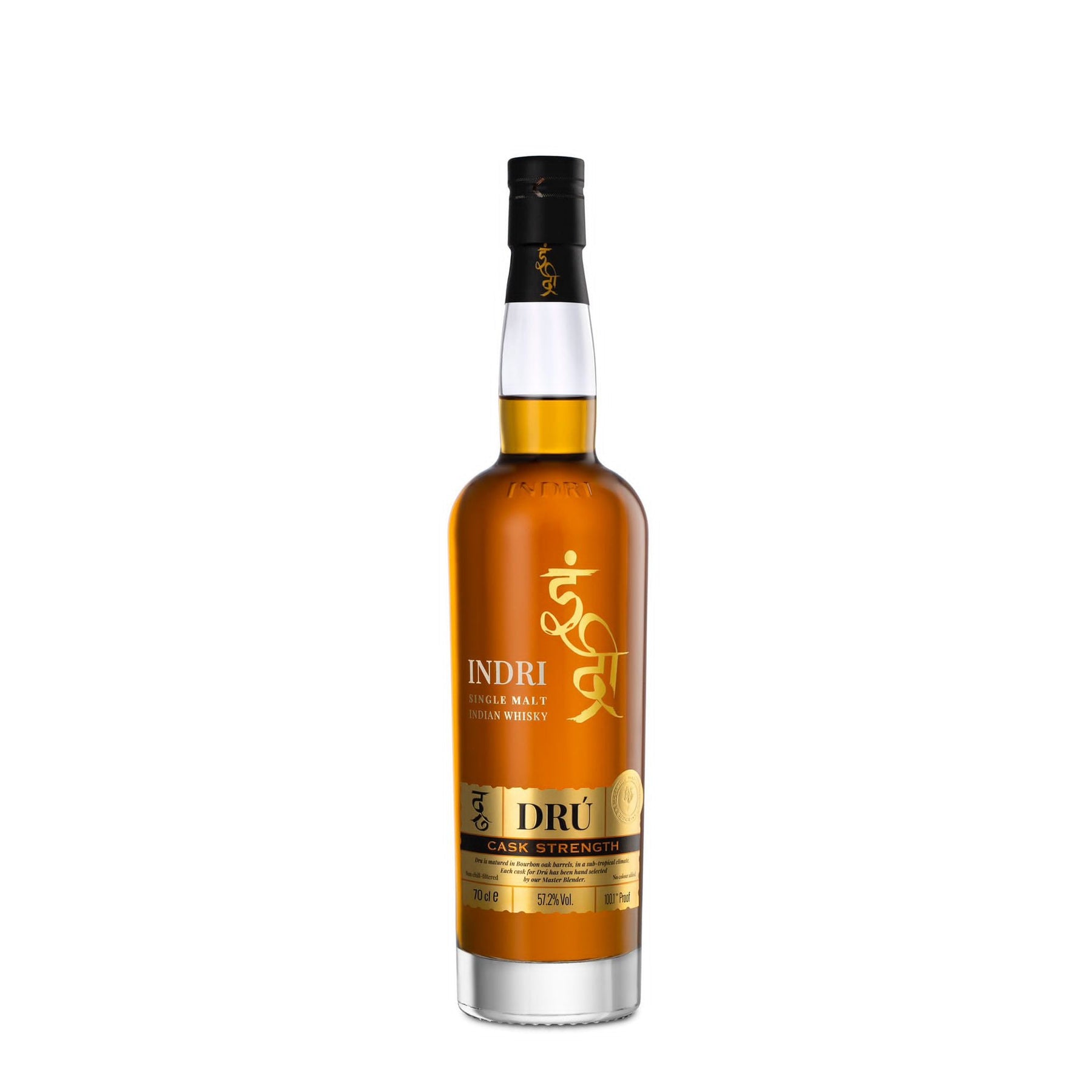 Indri Dru Cask Strength (57.20%) Single Malt Indian Whisky 700ml