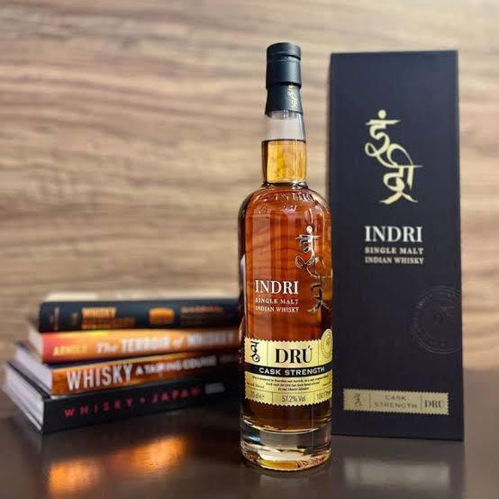 Indri Dru Cask Strength (57.20%) Single Malt Indian Whisky 700ml