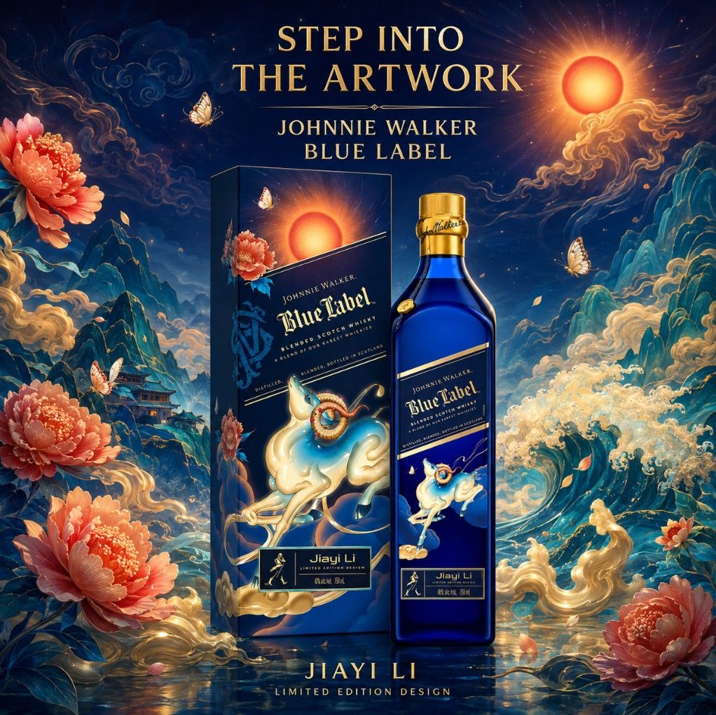 Johnnie Walker Blue Label Year Of The Goat 2027 Limited Edition Whisky 700ml