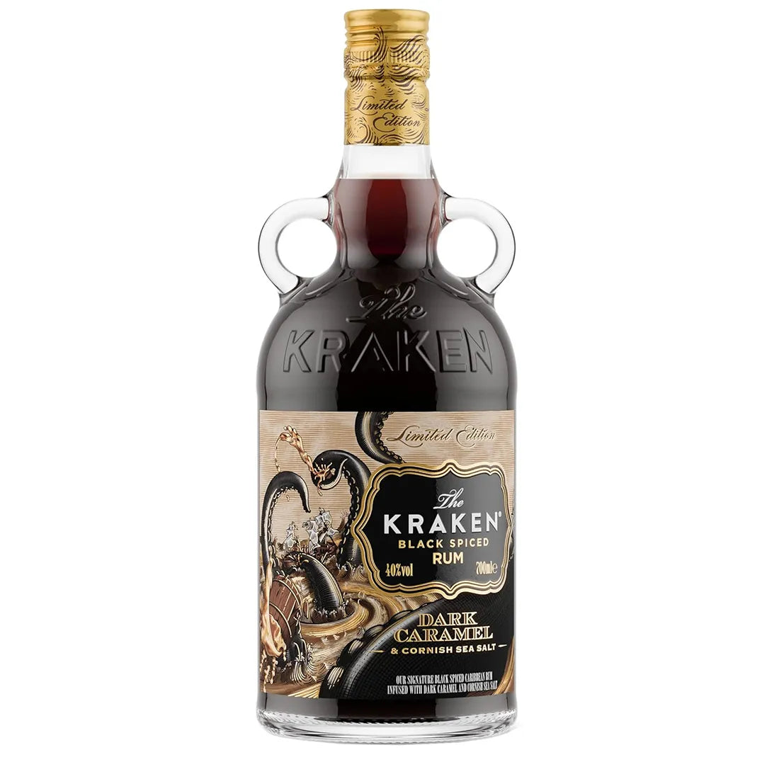 Kraken Dark Caramel and Cornish Sea Salt Black Spiced Rum Limited Edition 700ml
